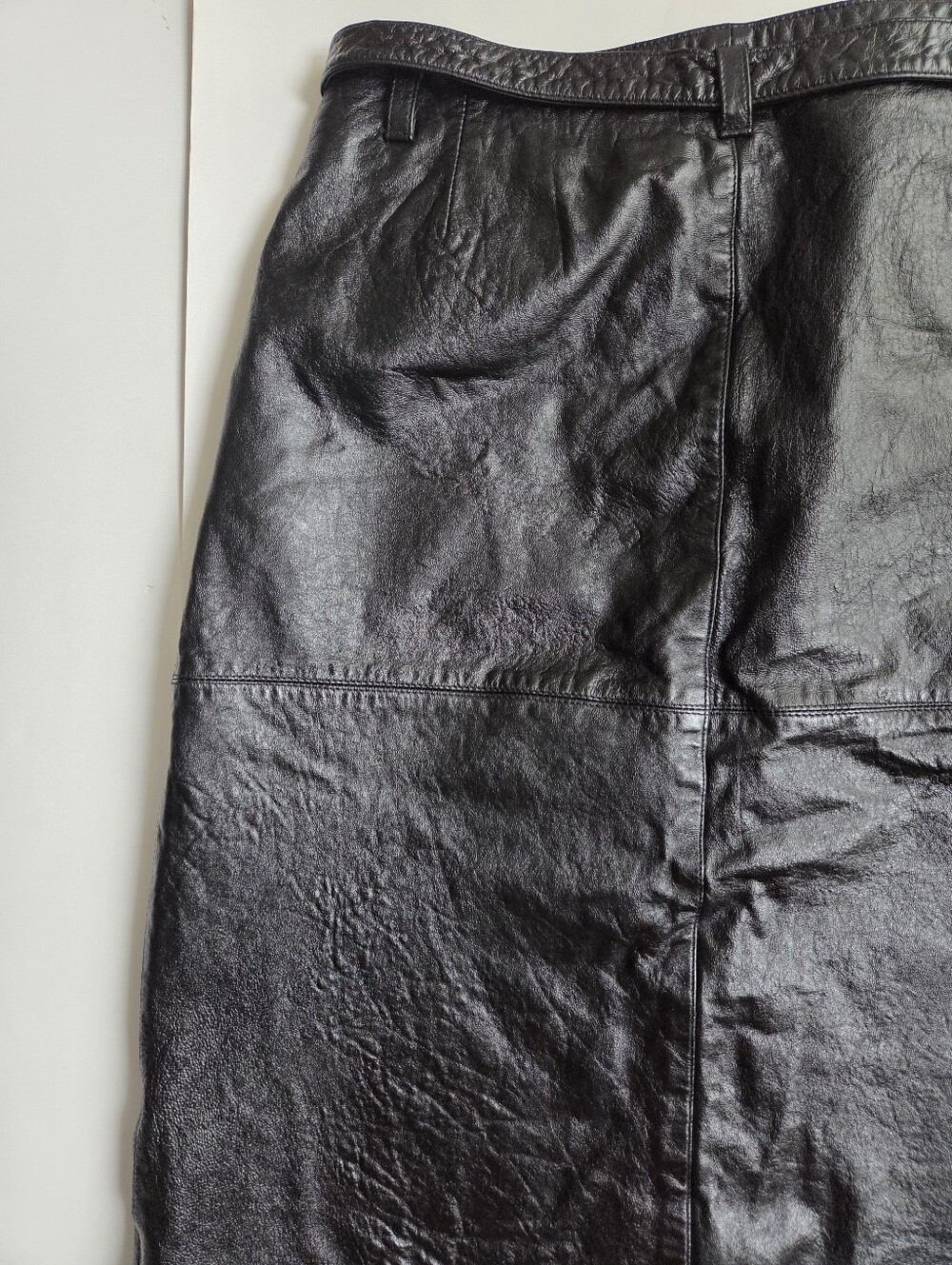Vintage DKNY | Leather Utility Skirt - Picture 13 of 15